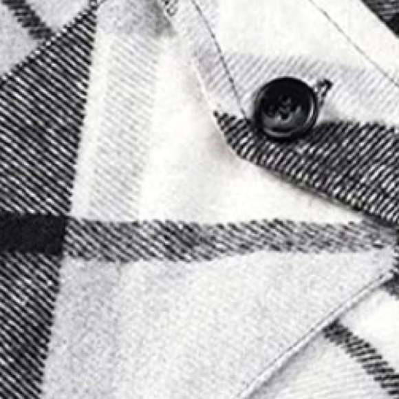 BRAND NEW MENS TRENDY PLAID FLANNEL SHIRT NWT (FALL FASHION) - Picture 4 of 5